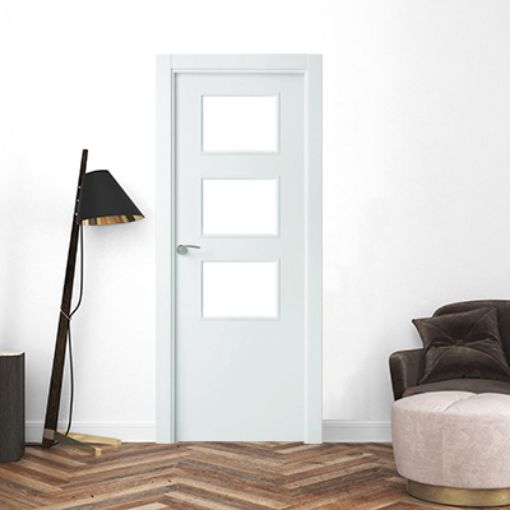 Imagen de Vidriera Blanca  Mod. 7013  Lacado Ind nieve