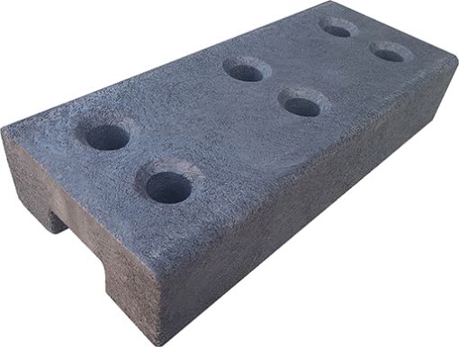 Imagen de Base caucho reciclado valla trasladable