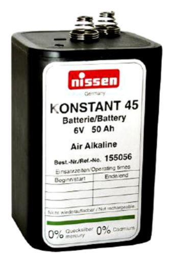 Imagen de Pila baliza 4LR25 Alkaline 50Ah