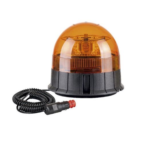 Imagen de Rotativo magnetico LED  12/24v cable 4m +toma mechero