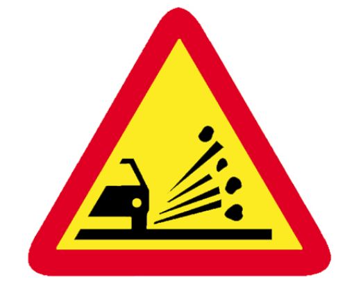 Imagen de Señal Gravilla suelta (TP-28)