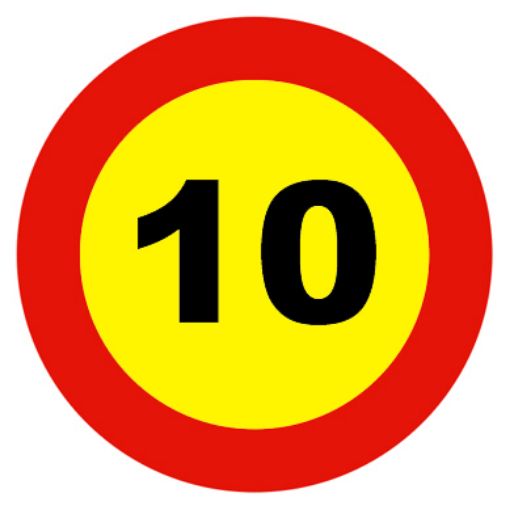 Imagen de Señal Limite 10 km/h (TR-301-10)