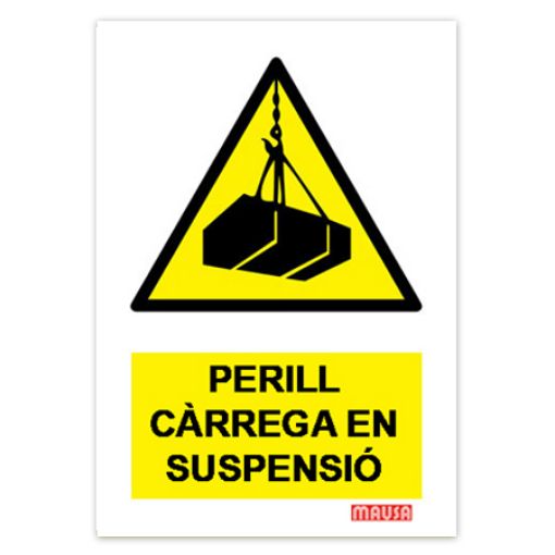 Imagen de Cartel "Perill carrega en suspensio"