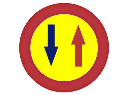 Imagen de Señal Direccion prioritaria (TR-5)