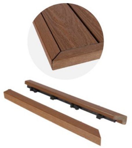 Imagen de Perfil loseta NEWTECHWOOD MSP-QD-OT-ZX Teak ang ext ( 2 u)