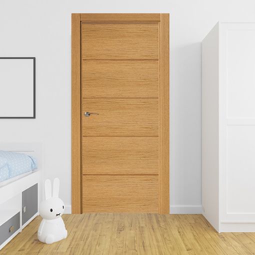 Imagen de Puerta Roble Mallado  Mod. 8500  Barnizada  211 X 72,5