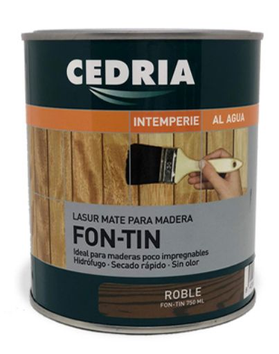 Imagen de CEDRIA Fon tin Color Roble 4 L