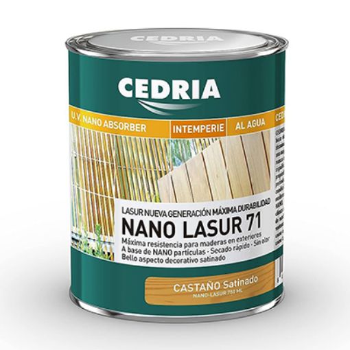 Imagen de CEDRIA Nano lasur 71 Castaño 750 ml