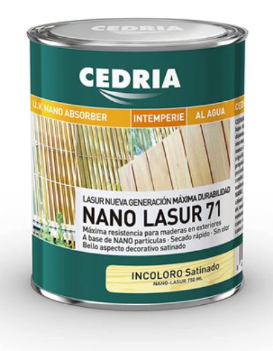 Imagen de CEDRIA Nano lasur 71 Incoloro 750 ml