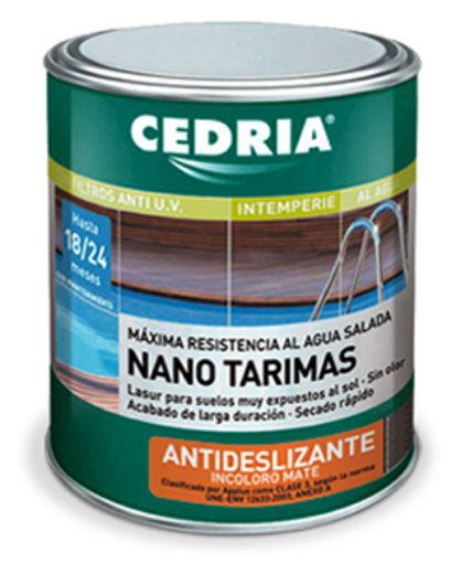 Imagen de CEDRIA Nano tarimas incoloro antideslizante 4 L