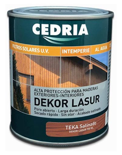 Imagen de CEDRIA Dekor lasur Color Teka 750 ml