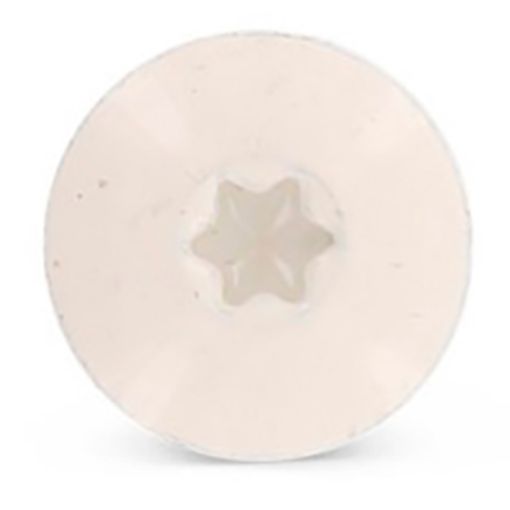 Imagen de Tornillo HSI Inox A2 TX-20 4,8x38 Blanco Viroc Ral 1013 (100