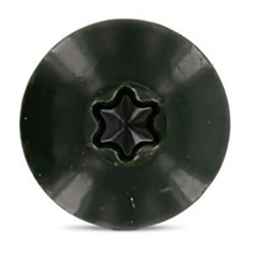 Imagen de Tornillo HSI Inox A2 TX-20 4,8x38 Negro Viroc Ral 7012 (100)