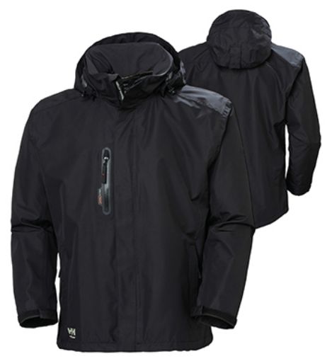 Imagen de Chaqueta impermeable Helly Hansen Manchester Negra T-XL
