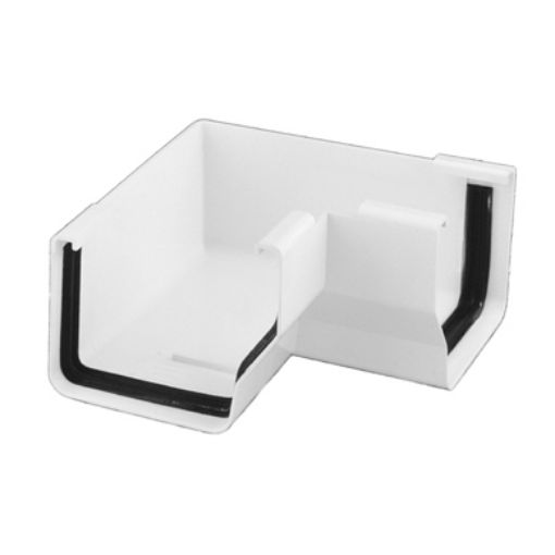 Imagen de EUME Angulo interior canalon PVC blanco (223005)