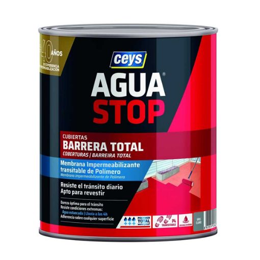 Imagen de Aguastop®Barrera Total Gris claro  (bote 1 Kg)