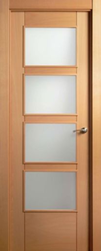 Imagen de Vidriera Haya Vaporizada  Mod. 7014  Barnizada  211 X 60,5