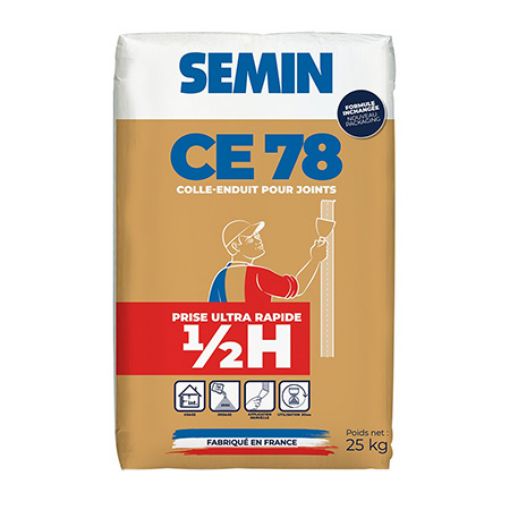 Imagen de PASTA DE JUNTAS SEMIN CE78 1/2 HORA (saco 25 kg)