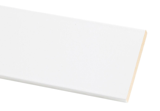 Imagen de Tapeta semi romo lacada blanca 80 x 12    2700 mm