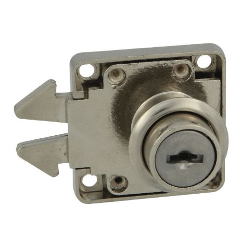 Imagen de CERRADURA CAJON AMIG MOD.2 NIQUEL