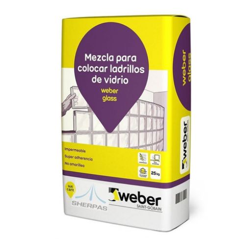 Imagen de WEBERTEC GLASS (saco 25 kg)