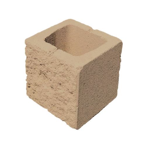 Imagen de MEDIO BLOQUE SPLIT GANDIA 20x20x20 cm ARENA (Verniprens)
