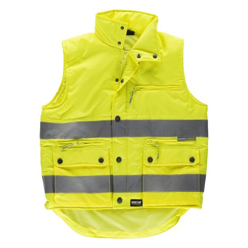 Imagen de Chaleco AV Multibolsillos Acolchado C3209  Amarillo T-XXL