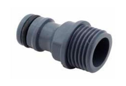 Imagen de Conector manguera agua rosca macho para grifo 3/4"