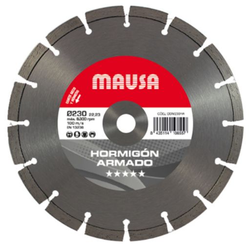 Imagen de Disco diamante MAUSA Ø 230 Hormigon Armado