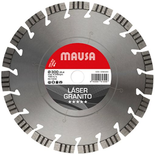 Imagen de Disco diamante MAUSA Ø 300 Laser Granito