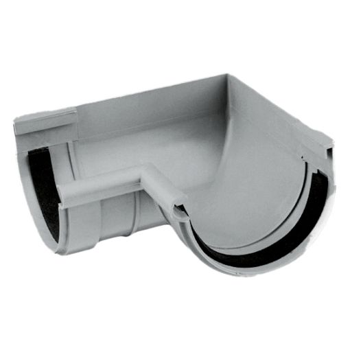 Imagen de Angulo interior canalon PVC DES.25 gris (207009)