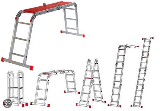 Imagen de Escalera aluminio Articulada 3,50m (503538)