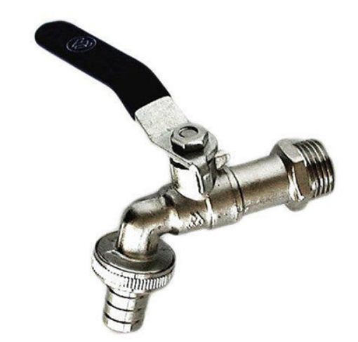 Imagen de Grifo codo esfera 3/4" a 1"