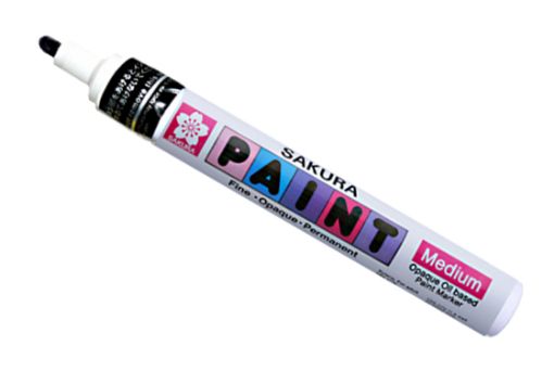 Imagen de Marcador permanente Pintura Liquida Negro