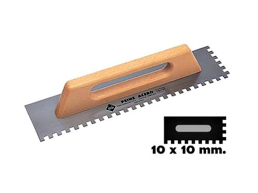 Imagen de Llana dentada RUBI 48x11 cm 10x10 mango madera 65983