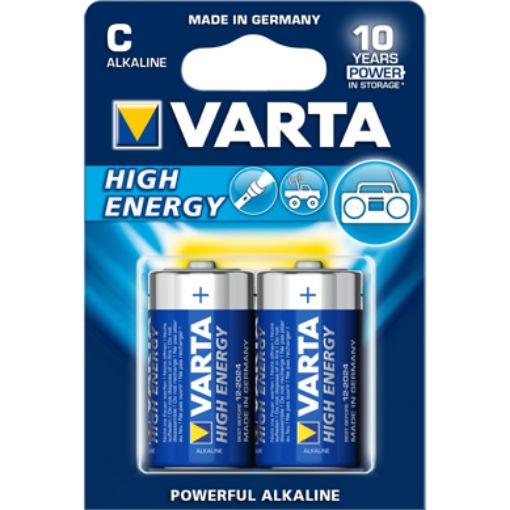 Imagen de Pila VARTA LR14 High Energy (C) (BL.2 u)