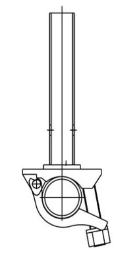 Imagen de Tubo con abrazadera FER-48 mm (P)