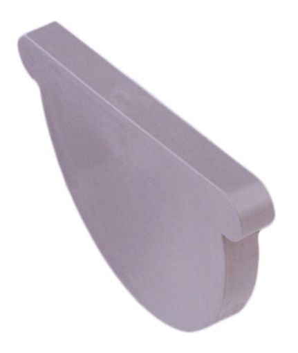 Imagen de Tapa canalon PVC DES.25 gris (207004)
