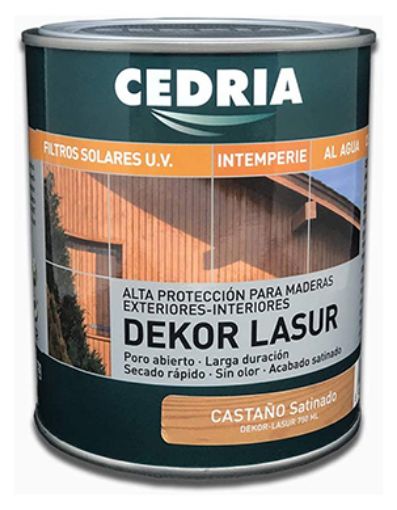 Imagen de CEDRIA Dekor lasur Color Castaño  750 ml