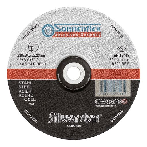 Imagen de Disco abrasivo desbaste Metal 230x6 mm