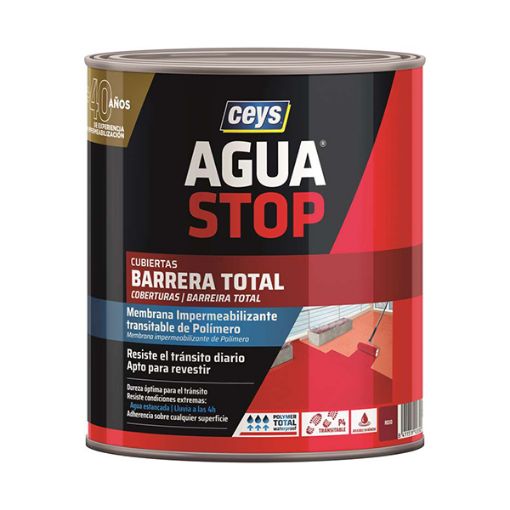 Imagen de Aguastop®Barrera Total Rojo (bote 1 Kg)