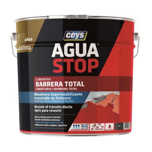 Imagen de Aguastop®Barrera Total Gris (bote 4 Kg)