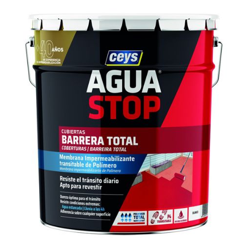 Imagen de Aguastop®Barrera Total Blanco (bote 14 Kg)