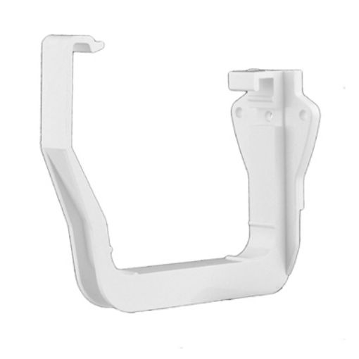 Imagen de EUME Gancho fijo canalon PVC blanco (223022)