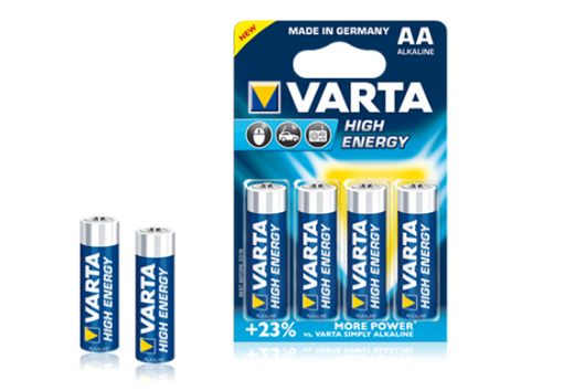 Imagen de Pila VARTA LR6 High Energy (AA) (BL.4 u)