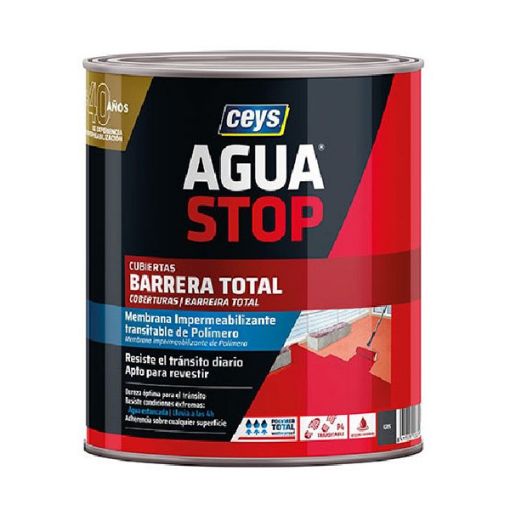 Imagen de Aguastop®Barrera Total Gris (bote 1 Kg)