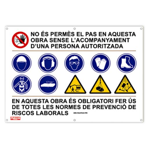 Imagen de Cartel MAUSA "Prevencio riscos laborals"