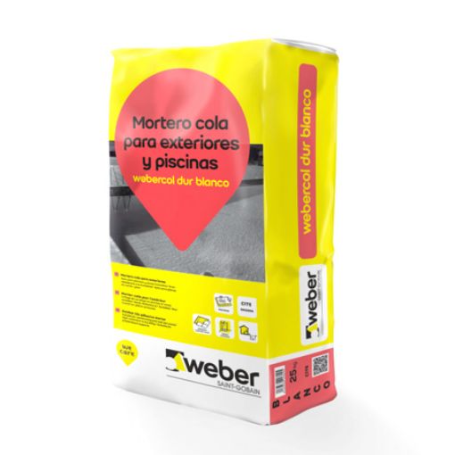 Imagen de WEBERCOL DUR BLANCO (saco 25 kg)