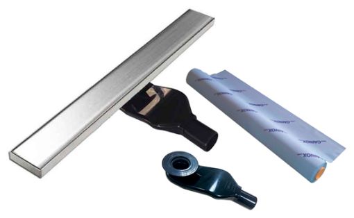 Imagen de KIT CANAL BASIC DUCHA 80x7x3,5 cm + TELA 1,5x2 m