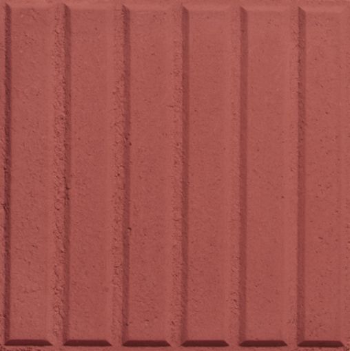 Imagen de PANOT ROJO 20x20x2,5 cm 6 RAYAS (Pujol)